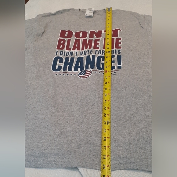 "Don't blame me" unisex gray tee shirt Size M - Picture 4 of 6